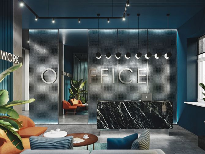 Văn phòng Color Block